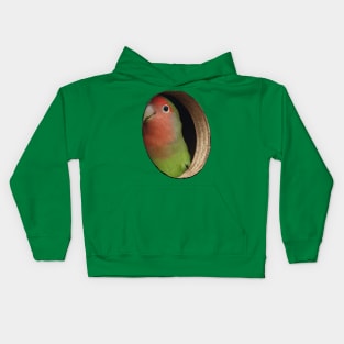 Parakeet Illusion Kids Hoodie